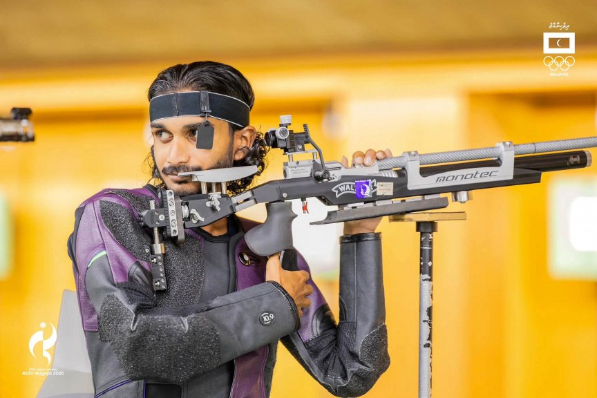 Maldivian Athlete Maidh Sets National Air Rifle Record at Asian Games